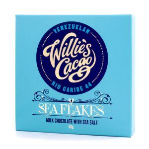 Willie\'s Cacao - Czekolada z solą morską - Sea Flake 50g