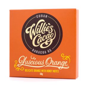 Willie\'s Cacao - Czekolada pomarańczowa 65% - Luscious Orange Kuba 50g